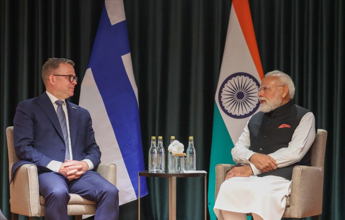 भारत-फिनलैंड द्विपक्षीय वार्ता: डिजिटलीकरण और आर्टिफिशियल इंटेलिजेंस पर आपसी सहयोग बढ़ाने पर सहमति