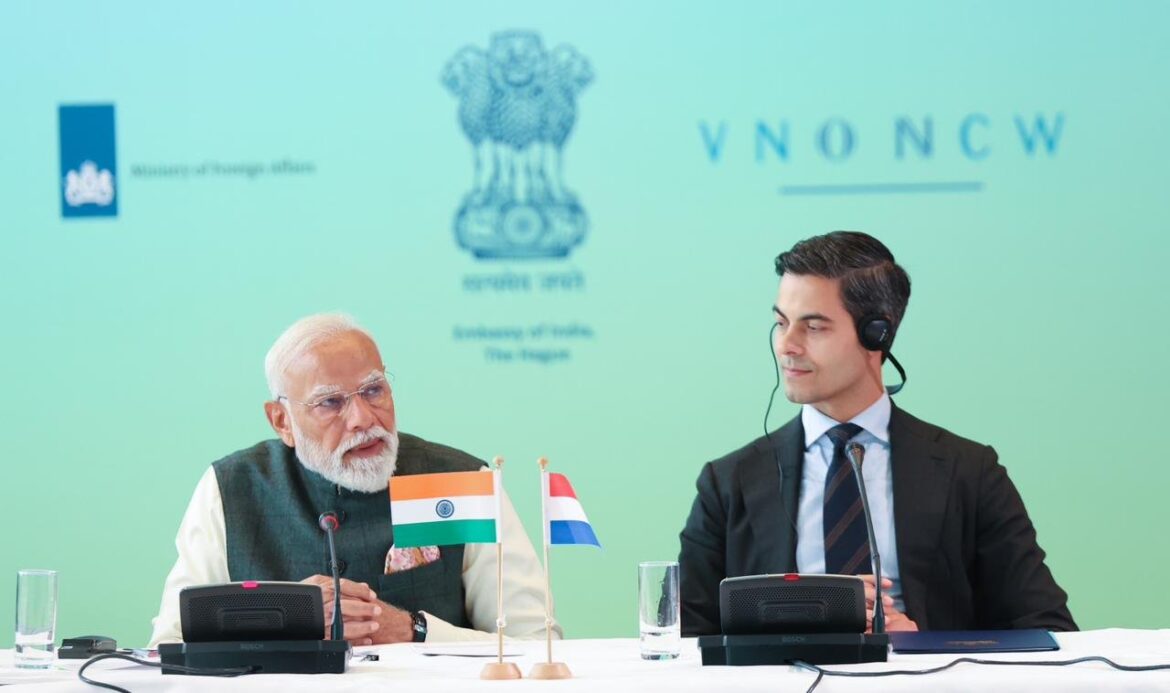 हेग में भारत-नीदरलैंड्स सीईओ राउंडटेबल: डच कंपनियों के प्रमुखों ने पीएम मोदी के नेतृत्व और भारतीय सुधारों को सराहा
