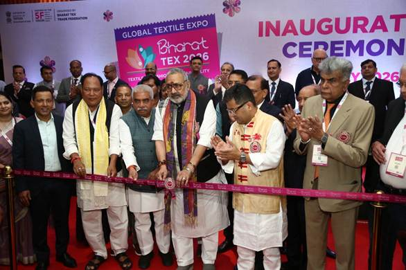 नई दिल्ली में ‘भारत टेक्स 2026’ का भव्य आगाज: केंद्रीय वस्त्र मंत्री गिरिराज सिंह ने किया उद्घाटन, 130 से अधिक देशों के खरीदार शामिल