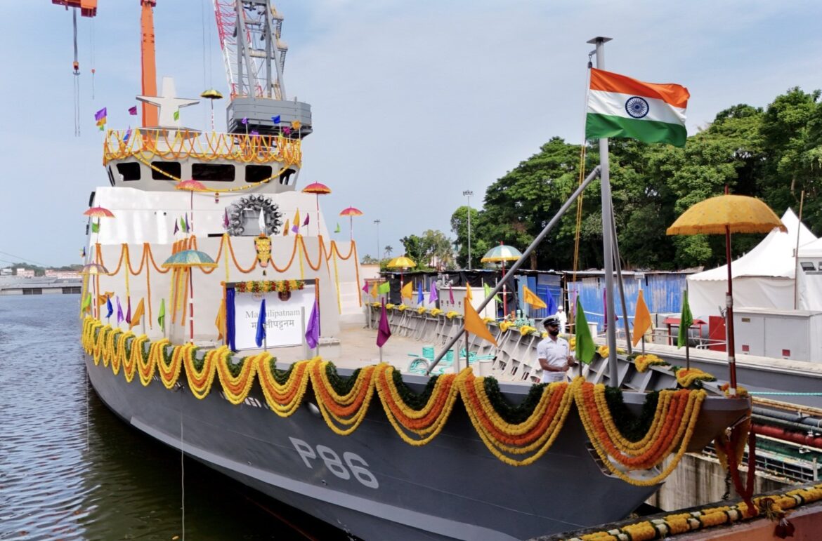 ‘मछलीपटनम’ युद्धपोत का सफल जलावतरण, स्वदेशी तकनीक से मजबूत हुई नौसेना की पनडुब्बी रोधी क्षमता
