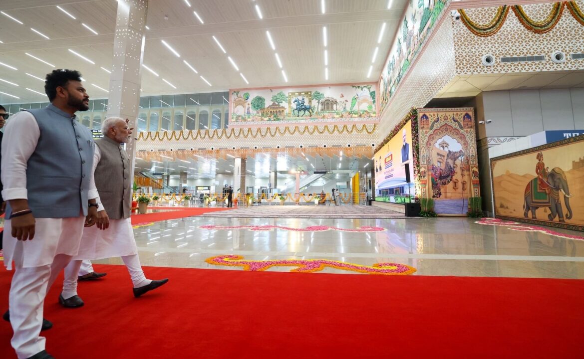 जोधपुर हवाई अड्डे को मिला नया टर्मिनल भवन, प्रधानमंत्री मोदी ने संशोधित ‘उड़ान’ योजना की भी शुरुआत की