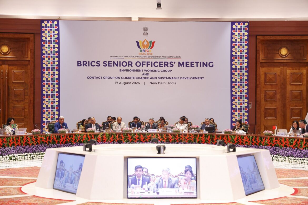 ब्रिक्स पर्यावरण कार्य समूह की बैठक नई दिल्ली में संपन्न, सतत विकास और जलवायु चुनौतियों पर बनी साझा सहमति