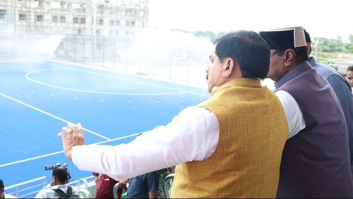 भोपाल के नाथू बरखेड़ा में 985.76 करोड़ रुपये से बन रहा देश का नया स्पोर्ट्स हब, मुख्यमंत्री डॉ. मोहन यादव ने किया निरीक्षण