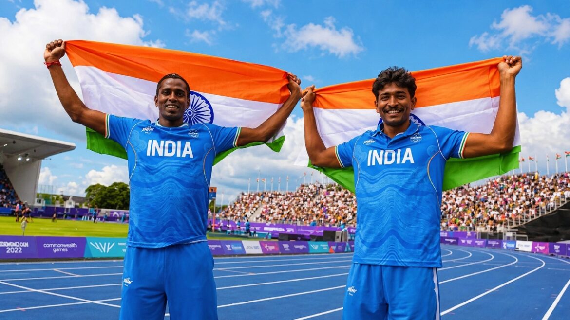 कॉमनवेल्थ गेम्स 2026: मेंस ट्रिपल जंप में भारत का परचम, प्रवीण चित्रवेल ने जीता सिल्वर और सेल्वा प्रभु को मिला ब्रॉन्ज