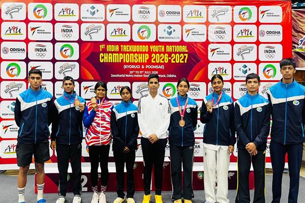 राष्ट्रीय यूथ ताइक्वांडो चैंपियनशिप: कटक में चमके मध्यप्रदेश के खिलाड़ी, नाम किए 4 पदक