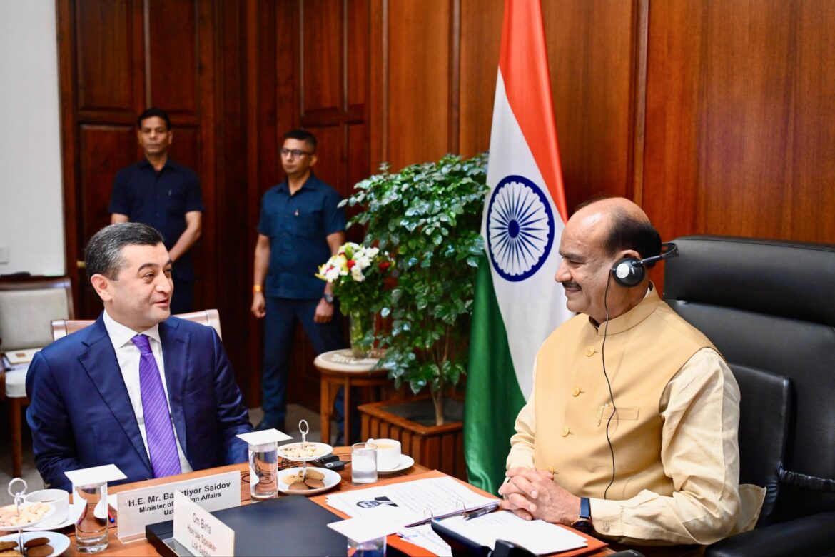 भारत और उज्बेकिस्तान के बीच संसदीय सहयोग को मजबूती: नई दिल्ली में ओम बिरला और बख्तियार सैदोव के बीच अहम बैठक