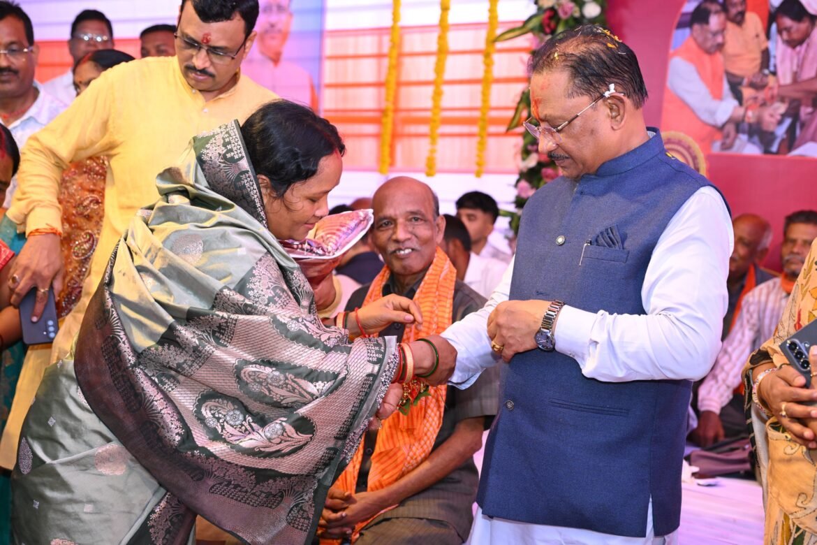 बहनों का सम्मान, सशक्तिकरण और खुशहाली से बनेगा विकसित छत्तीसगढ़ – मुख्यमंत्री श्री विष्णु देव साय