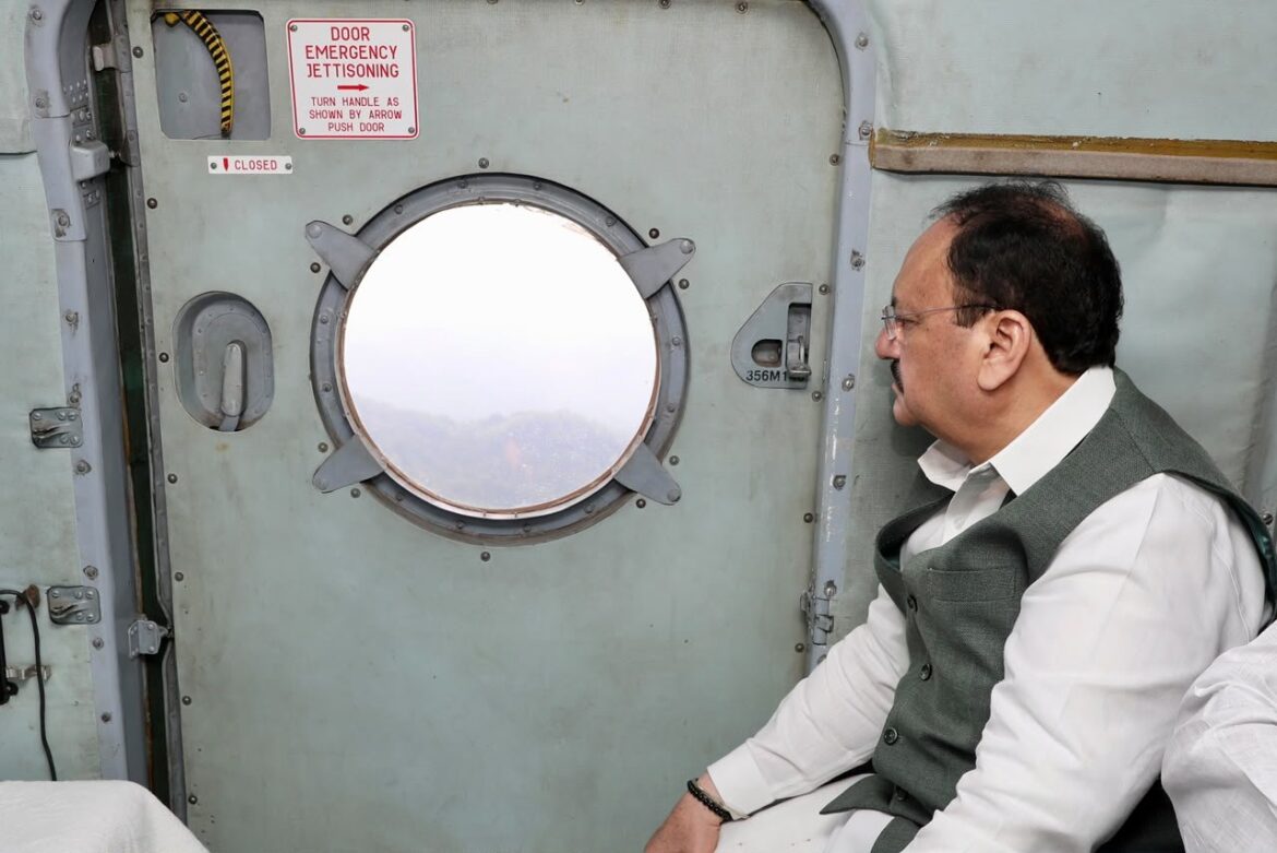 असम और नगालैंड का जायजा लेने के बाद आज अरुणाचल प्रदेश पहुंचेंगे केंद्रीय मंत्री जे.पी. नड्डा
