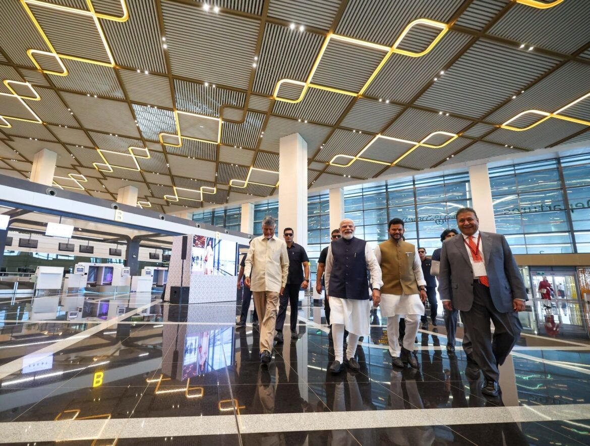 भोगपुरम में 18,000 करोड़ के विकास कार्यों का शुभारंभ: पीएम मोदी बोले- नया हवाई अड्डा उत्तर आंध्र की प्रगति का बनेगा रनवे