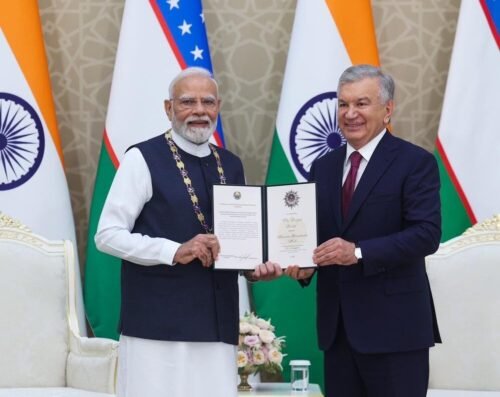 उज्बेकिस्तान का सर्वोच्च सम्मान मिलने पर प्रधानमंत्री मोदी ने जताया आभार, 140 करोड़ भारतीयों को किया समर्पित
