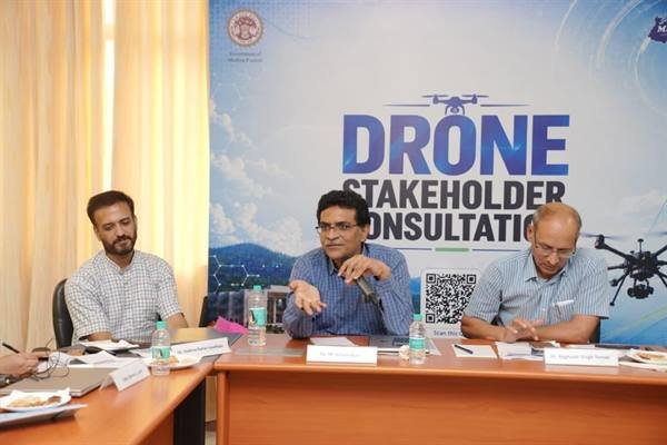 मध्य प्रदेश को ड्रोन तकनीक का राष्ट्रीय केंद्र बनाने की तैयारी, भोपाल में उच्चस्तरीय इंडस्ट्री राउंडटेबल आयोजित