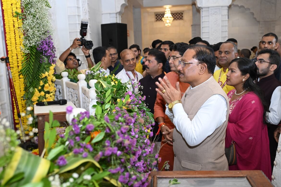 भगवान श्रीकृष्ण का जीवन हमें धर्म, कर्तव्य और लोककल्याण के मार्ग पर चलने की देता है प्रेरणा – मुख्यमंत्री श्री विष्णुदेव साय