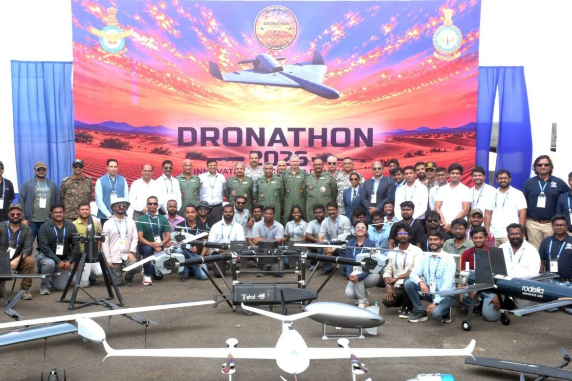 पोखरण में वायु सेना के पहले ‘ड्रोनाथॉन-2026’ का आगाज, 20 से अधिक कंपनियां दिखा रहीं स्वदेशी ड्रोन तकनीक का दम