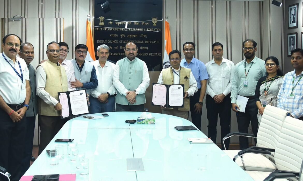 अनाज भंडारण के सुरक्षित और टिकाऊ प्रबंधन के लिए आईसीएआर और एफसीआई के बीच अहम करार