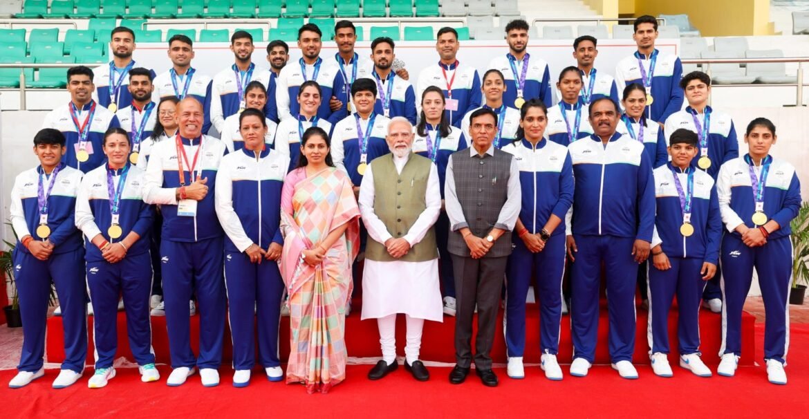 एशियन गेम्स 2026: प्रधानमंत्री नरेंद्र मोदी ने पदक विजेताओं को सराहा, 2036 ओलंपिक मेजबानी और ग्लोबल स्पोर्ट्स हब का रखा विजन