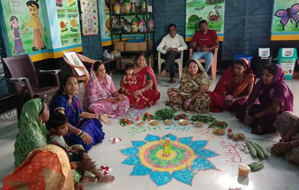 ​धमतरी में ‘आंगन मिलन सेवा’ से संवर रहा बच्चों और महिलाओं का भविष्य