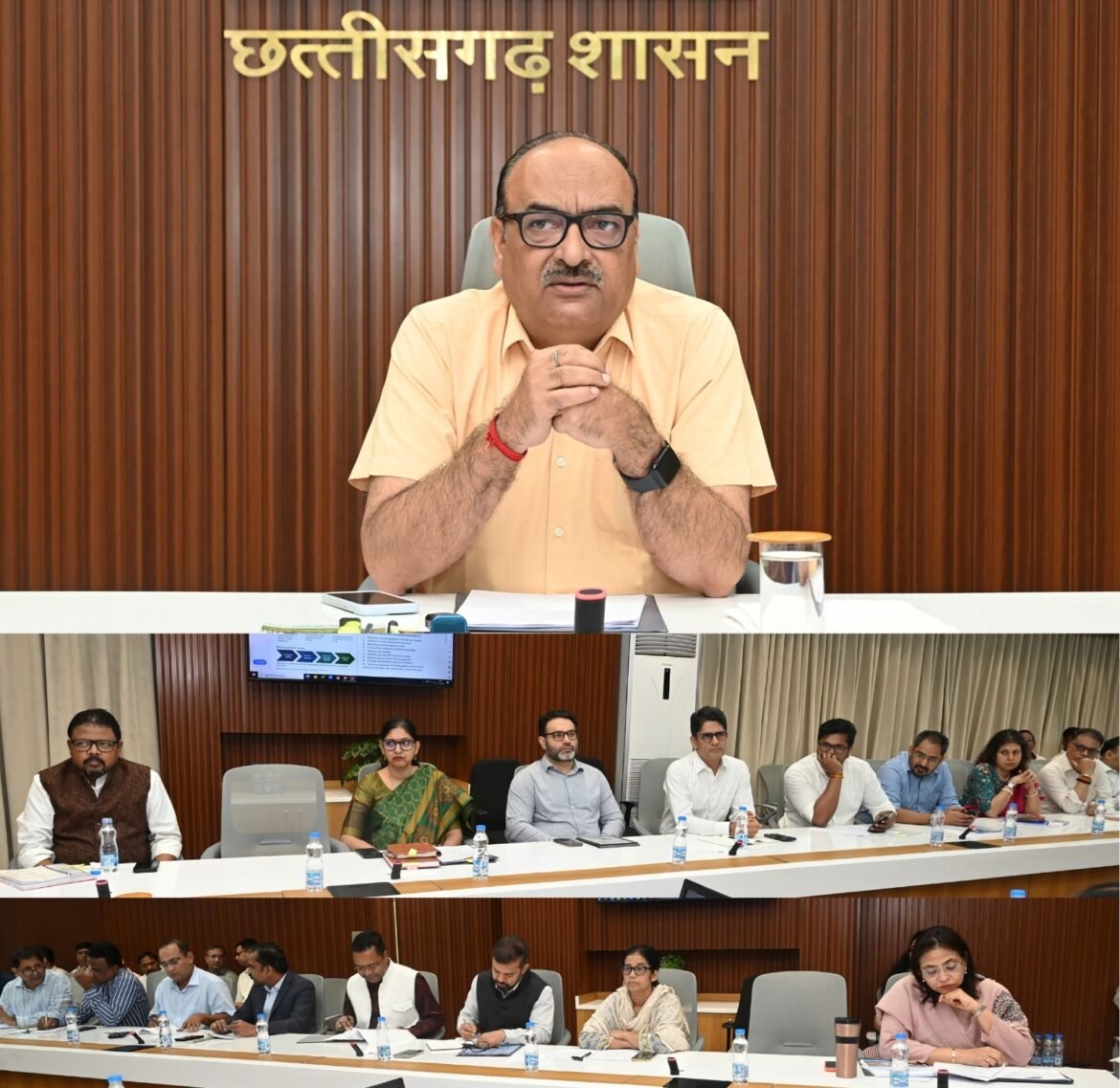 शासकीय योजनाओं के क्रियान्वयन और निर्माण कार्यों में तेजी लाई जाएरू मुख्य सचिव श्री विकासशील